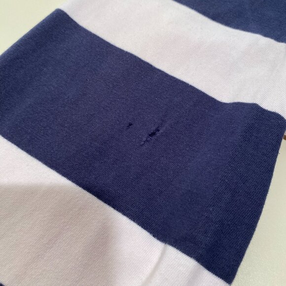 American Eagle Men's Classic Fit Striped Rugby Polo - Picture 6 of 6